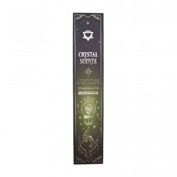 Šokolado aromato natūralūs smilkalai su Avantiūrino kristalais Crystal Scents